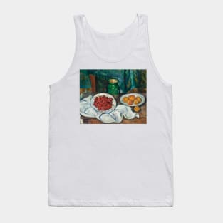 Still Life With Cherries And Peaches by Paul Cezanne Tank Top